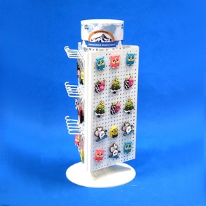 Quầy Bán Lẻ Giá Cố Định Kim Loại Đục Lỗ Tấm Pegboard Hiển Thị Đứng Cho Nam Châm Tủ Lạnh - Product Image 5