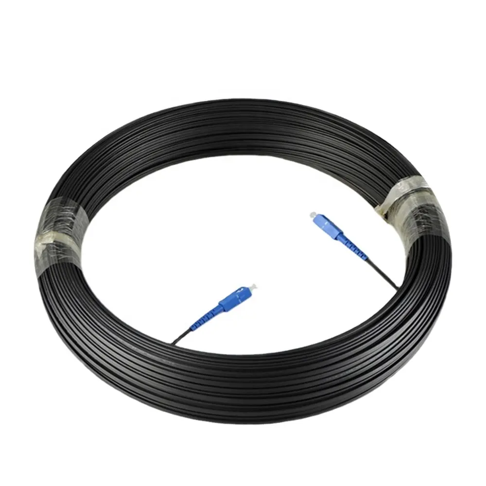 Câble de raccordement Fiber optique arc-en-ciel SC FC LC FTTH, source de câbles jumpers SX DX core