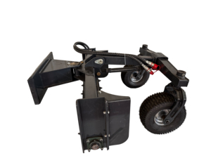 Râteau motorisé pour chargeuse compacte, préparation du sol, nivellement du terrain, prix compétitif, avec composant moteur principal - Product Image 3