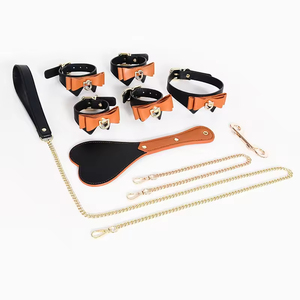 SM Props Training <b>Tools</b> Erotic Bondage <b>Set</b> for Male & Female Includes Whip for Flirting Game Fetish Hands Feet Conditioning Gear - Product Image 1
