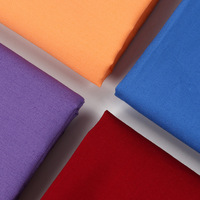 Fournisseur chinois de tissu popeline uni teint en rouleaux 100% coton 44/45 pouces pour vêtements
