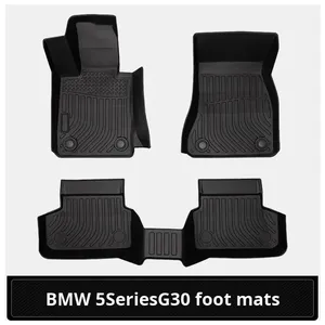 Karpet Mobil BMW Seri 5 G30, Set Lengkap 3-Piece, Bahan TPE Mewah Anti Air Tebal 3.5mm, Pasokan Pabrik - Product Image 2