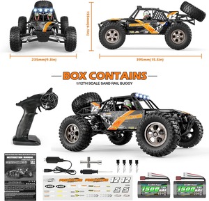 HAIBOXING 905 1/12 4WD RTR Buggy RC con Motor 390, 38KM/H de Alta Velocidad, Resistente al Agua IPX4, Todoterreno, Auto RC para Aficionados - Product Image 4