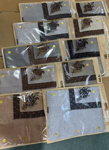 Châle <span class=keywords><strong>arabe</strong></span> yéménite broderie Shemagh <span class=keywords><strong>foulard</strong></span> doux coton cachemire islamique hommes Turban écharpe avec impression numérique Logo couvrant - Product Image 6