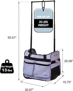 Free sample Leading Wheeled Collapsible Rolling Garment Rack, Duffel Rolling <b>Dance</b> <b>Bag</b>, and Luggage <b>Bags</b> <b>for</b> <b>Dance</b> <b>Costumes</b> - Product Image 1