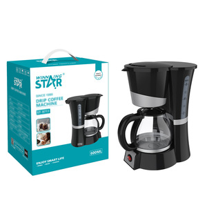Cafetière à filtre Winningstar 600 ml, machine à café électrique semi-automatique pour la maison et le bureau - Product Image 1