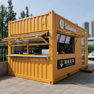 Quiosco Móvil de Diseño Nuevo 2025 con Certificación CE, Contenedor para Cafetería o Bar de Playa - Product Image 4