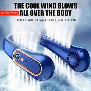 Ventilador Personal Portátil Recargable Plegable sin Aspas para el Cuello, de Tres Velocidades, Manos Libres, para Coche/RV y Exteriores - Product Image 6