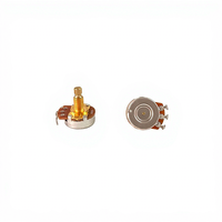 Electric Guitar/Bass Potentiometer Volume Knob Silver Finish V24 Large Copper Alloy 6 Aluminum 15mm/18mm Instrument Accessory
