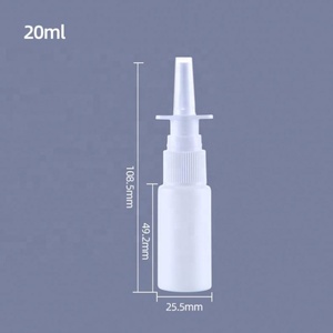 Botella de Spray Nasal Profesional de 10ml-60ml, Recargable, de Plástico, Botella de Spray Nasal de 20ml - Product Image 4