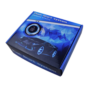 Sistem Pengaktifan Mesin Tanpa Kunci PKE Tombol Tekan <span class=keywords><strong>Starter</strong></span> Jarak Jauh 12V Mobil Auto Start Alarm Mobil <span class=keywords><strong>Remote</strong></span> Control - Product Image 6