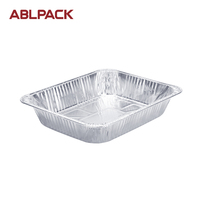 10500ML pleine taille 20 pouces plateau rectangulaire jetable de papier d'aluminium de grande capacité pour l'industrie de la restauration