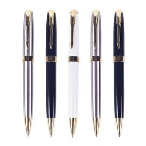 Stylo bille classique en métal Persol PS-20250902-13 avec encre multicolore noir, or, blanc pour usage professionnel et corporatif - Product Image 2