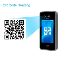 Lector de Tarjetas de Control de Acceso con Código QR 1D 2D, Pantalla a Color de 4.0 Pulgadas, NFC, RFID, Wiegand, USB, RS485, RS232, Logotipo Personalizado