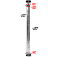 FRRK Nouveau Cathéter Urétral Extra Long en Acier Inoxydable, Plug Urétral, Dispositif de Masturbation Manuelle pour Hommes, Vente en Gros OEM