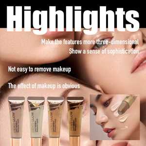 Etiqueta privada Vegan Mineral-Based Liquid Bronceador Stick Fairy Face Shimmer Matte Highlighter Protector solar Contorno multicolor - Product Image 3