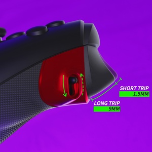 Agarraderas Laterales de Goma FLEXOR Rojo Escarlata + Kit de Bloqueo de Gatillo Inteligente para Control de Xbox Series X S - Product Image 5