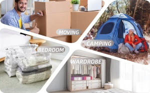 YN- Precio de Fabricante, Bolsa de Compresión al Vacío 3D Grande de PA+PE, Ahorra Espacio para Ropa y Ropa de Cama, Organizador para Armario - Product Image 5