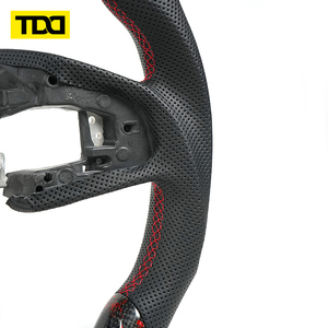 Volant de course en fibre de carbone véritable TDD LED pour Honda Civic, personnalisable - Product Image 3