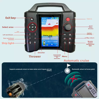ZHANLAN Yuluda M60 Bateau de pêche à appât 4-en-1 avec GPS, sonar, détecteur de poissons vidéo et vidéo HD de précision, et livraison automatique d'appât