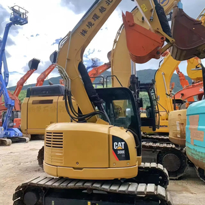 Excavatrice Cat308Ecr de seconde main en bon état, poids en ordre de marche de 8 tonnes, utilisée pour creuser avec composants de roulement central - Product Image 2