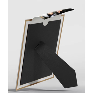 Wholesale Factory Modern Table Photo <b>Frame</b> A4 Creative Transparent Crystal Glass Photo Picture <b>Frame</b> - Product Image 3
