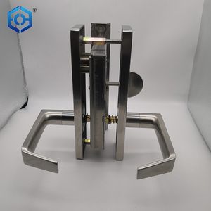 SUS304アメリカスタイル標準ドアハードウェア<span class=keywords><strong>UL</strong></span>リストクローゼットレバーロックセット木ドア用 - Product Image 4