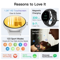 Nuevo Reloj Inteligente Z216 Dafit IP68 TFT para Llamadas, Batería de 220 mAh, Conteo de Pasos, Monitoreo del Sueño, Seguimiento de la Frecuencia Cardíaca