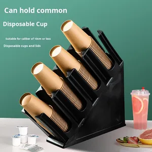 Commandez directement un distributeur de gobelets à 4 compartiments pour la cuisine, les salons de thé, les cafés, les distributeurs de boissons gazeuses, organisateur de gobelets pour le <span class=keywords><strong>rangement</strong></span> des gobelets, accessoires - Product Image 2