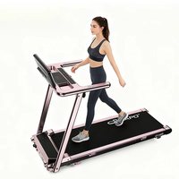 CIAPO Nouveauté Tapis de marche multifonctionnel rose pour la maison et le bureau, équipement de fitness pour entraînement cardio