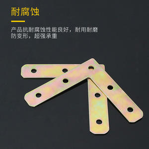 L-Shaped Triangular Iron Chair Connector 90-Degree Right-Angle <b>Bracket</b> <b>Shelf</b> Corner Protector & <b>Shelf</b> Support Angle Piece - Product Image 2