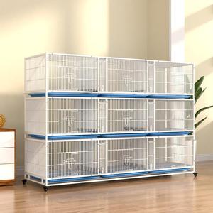 Cage à pigeons de course en fil de fer galvanisé à 4 niveaux de 2,1 m pour l'élevage et l'entraînement des <span class=keywords><strong>oiseaux</strong></span>, fournitures de qualité pour <span class=keywords><strong>oiseaux</strong></span> - Product Image 4