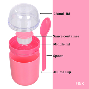 Conteneur alimentaire en plastique de qualité alimentaire hermétique personnalisé pour yaourt <span class=keywords><strong>grec</strong></span>, collation, emballage de yaourt avec conteneur pour sauce - Product Image 2
