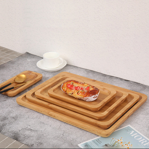 Tre Gỗ Tự Nhiên Rau Vòng Hình Chữ Nhật Trái Cây Gỗ Khay Chén Trà Bằng Gỗ Tre <span class=keywords><strong>Container</strong></span> - Product Image 5