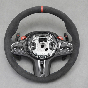 Volant sport en fibre de carbone pour <span class=keywords><strong>BMW</strong></span> G02 G05 G06 G20 G21 G22 G26 G29 G30 G80 G87 F40 G G01 G11 G12 G14 - Pièces automobiles - Product Image 6