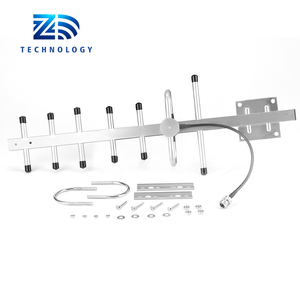 Tùy chỉnh tần số 5 yếu tố Yagi Phân cực Dọc lpda <span class=keywords><strong>UHF</strong></span> 440-442MHz/450-452MHz <span class=keywords><strong>10dB</strong></span> ăng ten truyền thông - Product Image 2