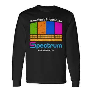 Camiseta de manga larga Spectrum Philadelphia Pa America's Showplace Design - Product Image 2