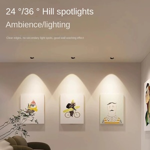 ไฟสปอตไลท์ LED อลูมิเนียมไร้ขอบแบบฝังผนังสำหรับบ้าน รุ่นโมเดิร์น  ขนาด 75 มม. ป้องกันแสงสะท้อน แสงเต็มสเปกตรัม  แบบสมาร์ทดาวน์ไลท์ - Product Image 4