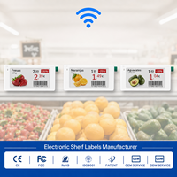 LEEKA Étiquette électronique automatique ESL, changement de prix intelligent, étiquette de prix numérique, système ESL pour supermarché, affichage E Ink, étiquette de rayon électronique