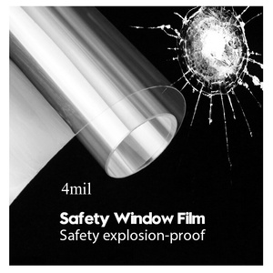 Pellicola di sicurezza Sf-4Mil trasparente di sicurezza antiproiettile pellicola per <span class=keywords><strong>vetri</strong></span> pellicola per <span class=keywords><strong>vetri</strong></span> di sicurezza pellicola per <span class=keywords><strong>vetri</strong></span> per <span class=keywords><strong>auto</strong></span> - Product Image 3