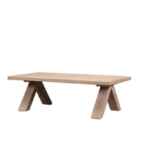 Table basse en bois d'orme recyclé de style antique chinois, design unique et intemporel, table basse pour salon de villa