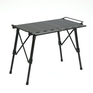 Wholesale Outdoor Multifunctional Light Weight Hight <b>Adjustable</b> Portable <b>Folding</b> Aluminium Alloy Picnic Camping IGT <b>Table</b> - Product Image 2