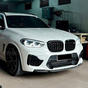 For BMW X3M X4M F97 F98 Body Kit Front Bumper <b>Splitter</b> <b>Lip</b> Spoiler for BMW X3M X4M F97 F98 2019-2021 Car Accessories - Product Image 4