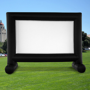 Portable Outdoor Inflatable <b>Projection</b> <b>Screen</b> 16:9 PVC Frame For Movie Advertising Display - Product Image 2