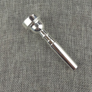 Pieza de mini <span class=keywords><strong>trompeta</strong></span> personalizada Boquilla chapada en oro y plata <span class=keywords><strong>Boca</strong></span> de <span class=keywords><strong>trompeta</strong></span> de cobre de metal común 3C 5C 7C - Product Image 6