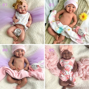 Muñecas Reborn Personalizables con Forma de Rostro, Cuerpo de Silicona Suave, Bebé Reborn Realista, Niña Recién Nacida, Bebé Reborn de Silicona para Niños, Juguete - Product Image 3