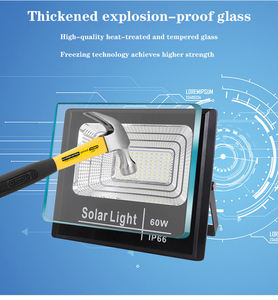 2026 <strong>Best</strong> High <strong>Power</strong> 12v/24v All One Integrated Outdoor Garden <strong>Solar</strong> Aluminum Battery <strong>Floodlight</strong> IP65 Waterproof 50w 100w - Product Image 4