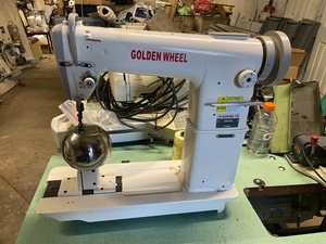 Máquina <span class=keywords><strong>de</strong></span> <span class=keywords><strong>Coser</strong></span> Industrial <span class=keywords><strong>de</strong></span> Una Sola Aguja Golden Wheel Cs-810, Adecuada para la Confección <span class=keywords><strong>de</strong></span> Pelucas - Product Image 4