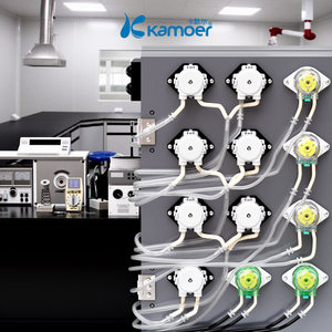 Pompe péristaltique de laboratoire <span class=keywords><strong>Kamoer</strong></span> 12V/24V, auto-amorçante, résistante à la corrosion, pompe de circulation d'eau à débit réglable avec tête de pompe - Product Image 4