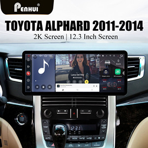 Reproductor de Radio para Auto Penhui para Toyota Alphard A20 2011-2014, <span class=keywords><strong>Android</strong></span> 14 con Sonido Cristalino, 16+512GB, Pantalla Multimedia 4K de 12.3 Pulgadas - Product Image 1